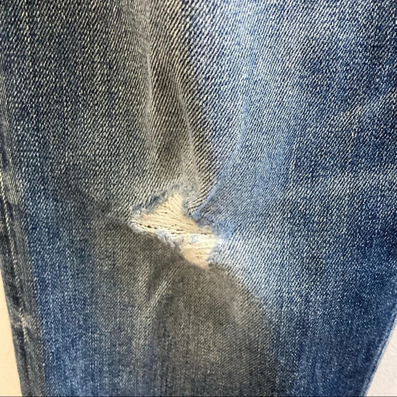 NUDIE Sz 33 Steady Eddy II Indigo Shades Colour Button Fly Organic Cotton Jeans - Picture 2 of 15